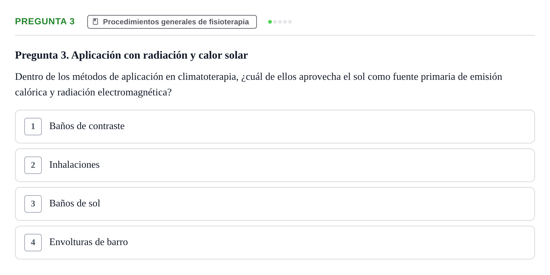 Enunciado: Pregunta 3