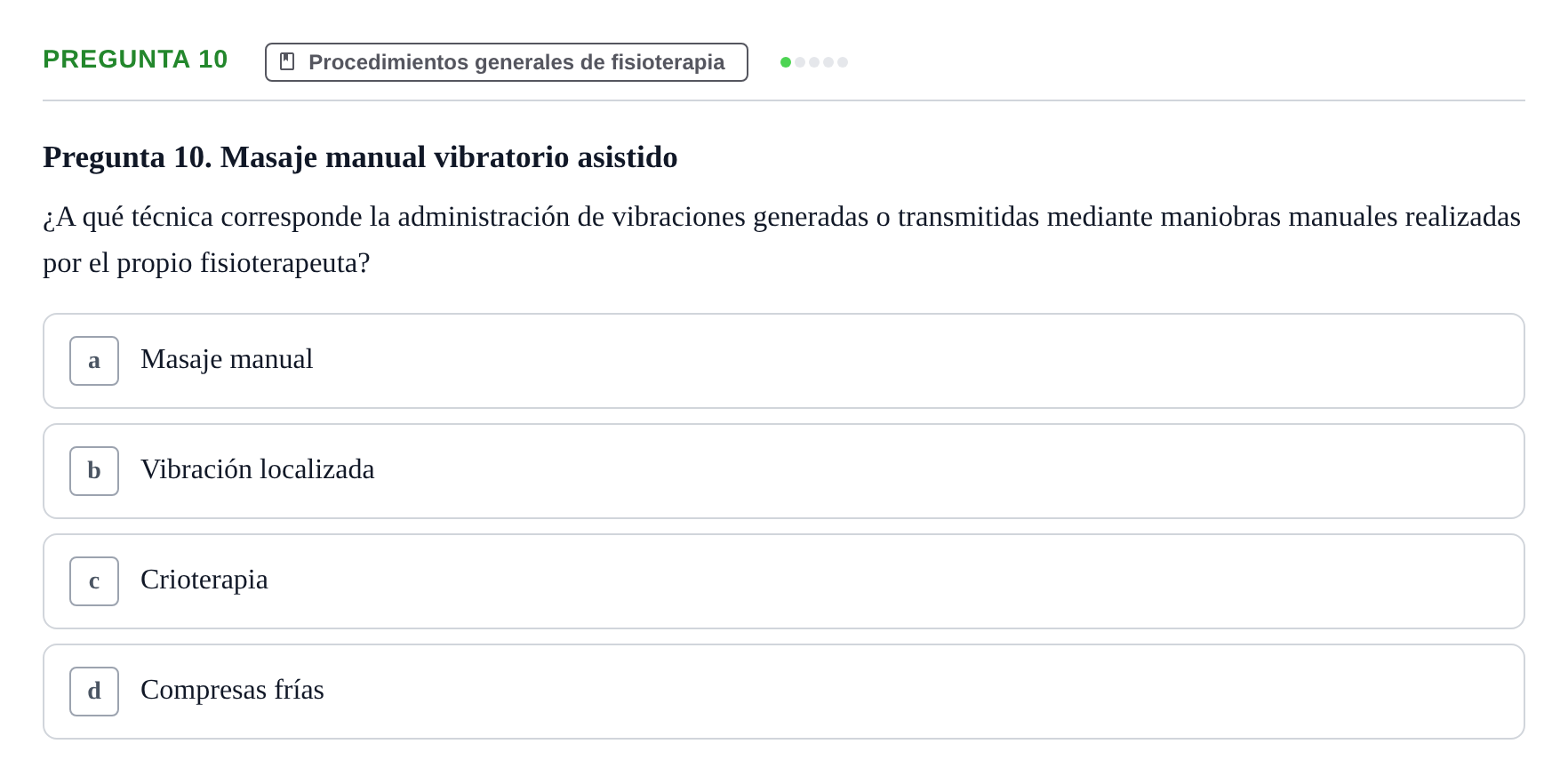 Enunciado: Pregunta 10