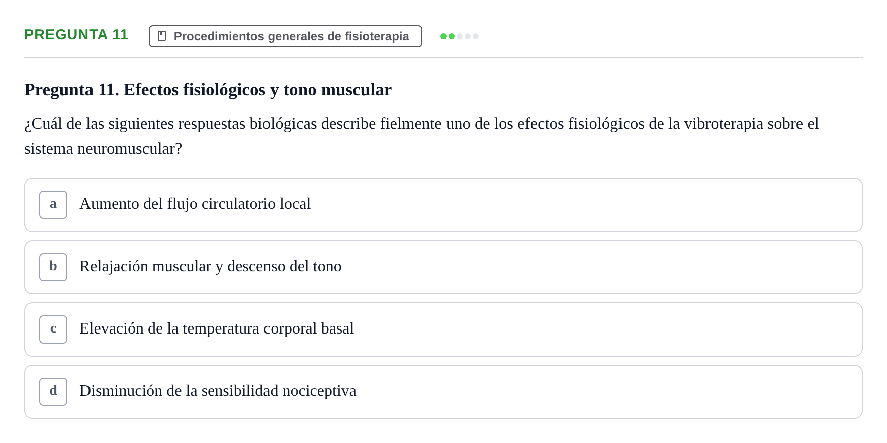 Enunciado: Pregunta 11