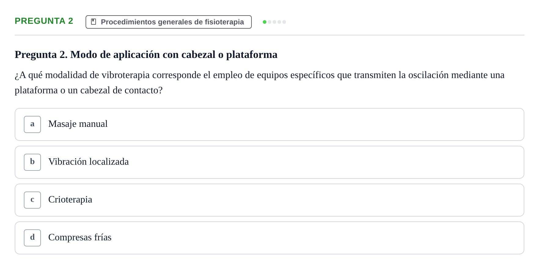 Enunciado: Pregunta 2