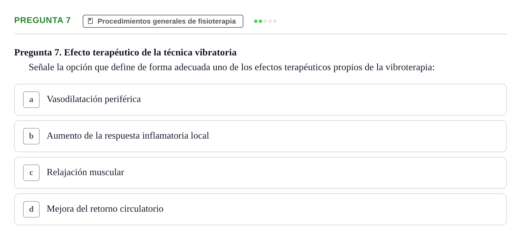 Enunciado: Pregunta 7