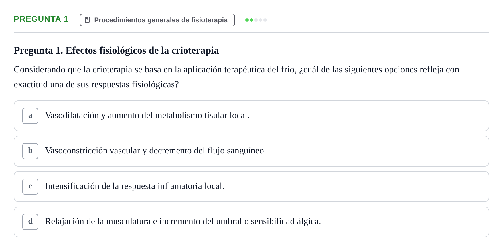 Enunciado: Pregunta 1