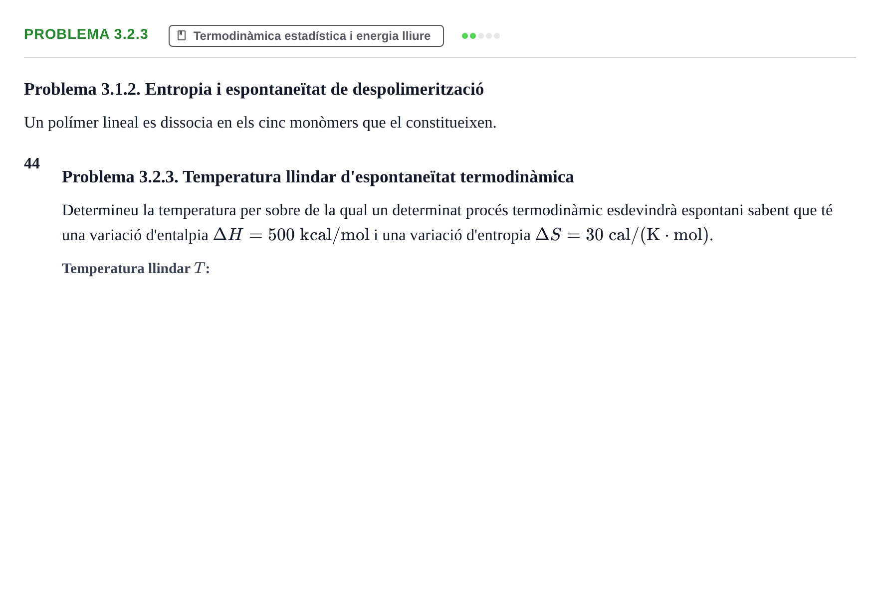 Enunciado: Problema 3.2.3