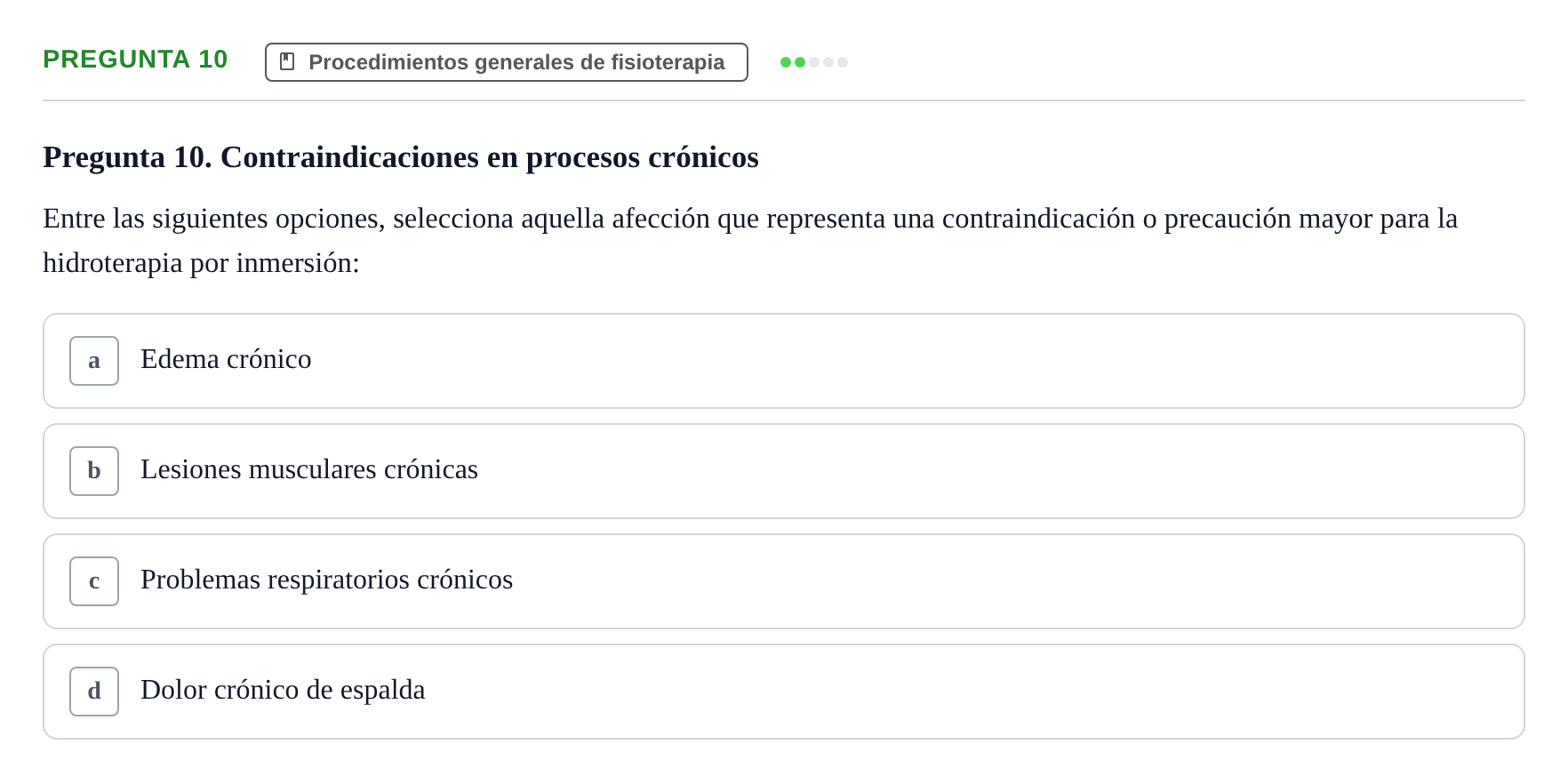 Enunciado: Pregunta 10