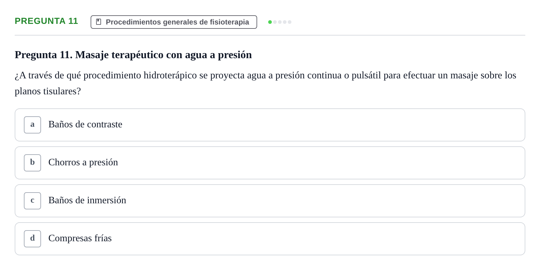 Enunciado: Pregunta 11