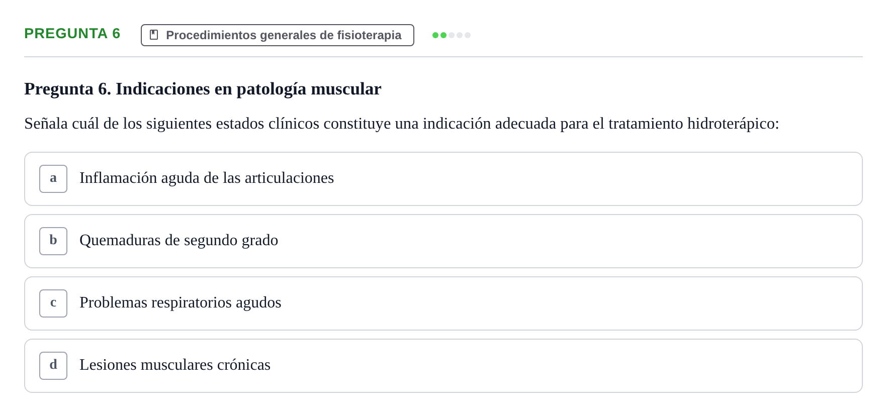 Enunciado: Pregunta 6