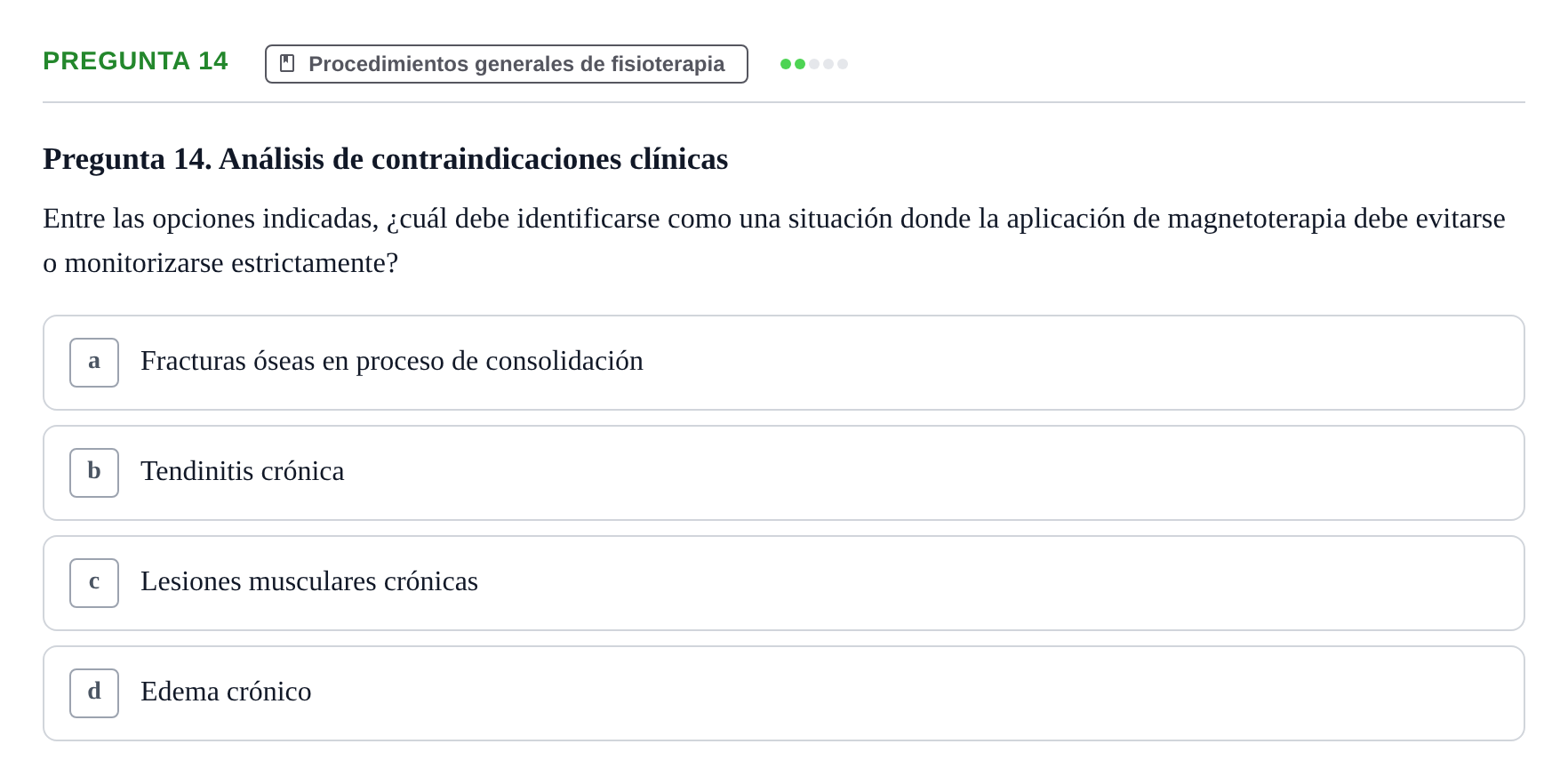 Enunciado: Pregunta 14