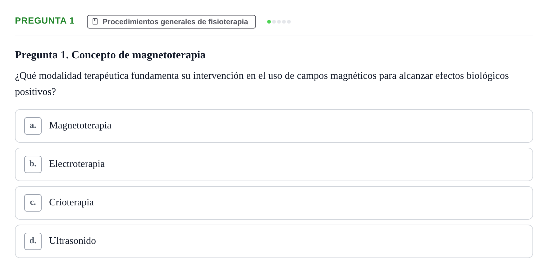 Enunciado: Pregunta 1
