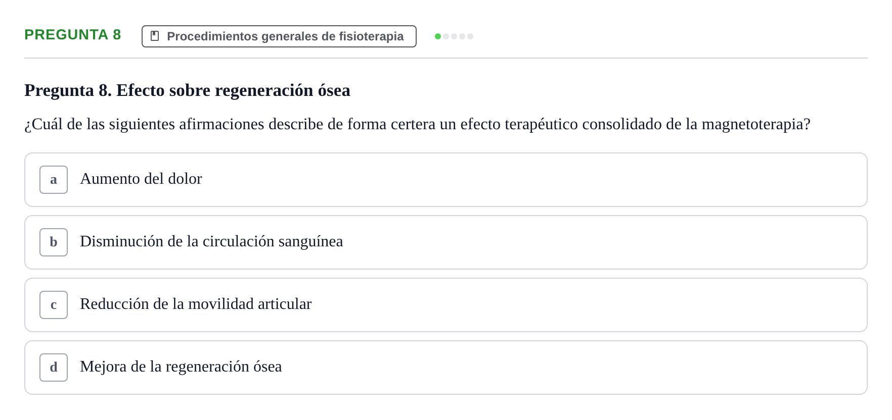 Enunciado: Pregunta 8