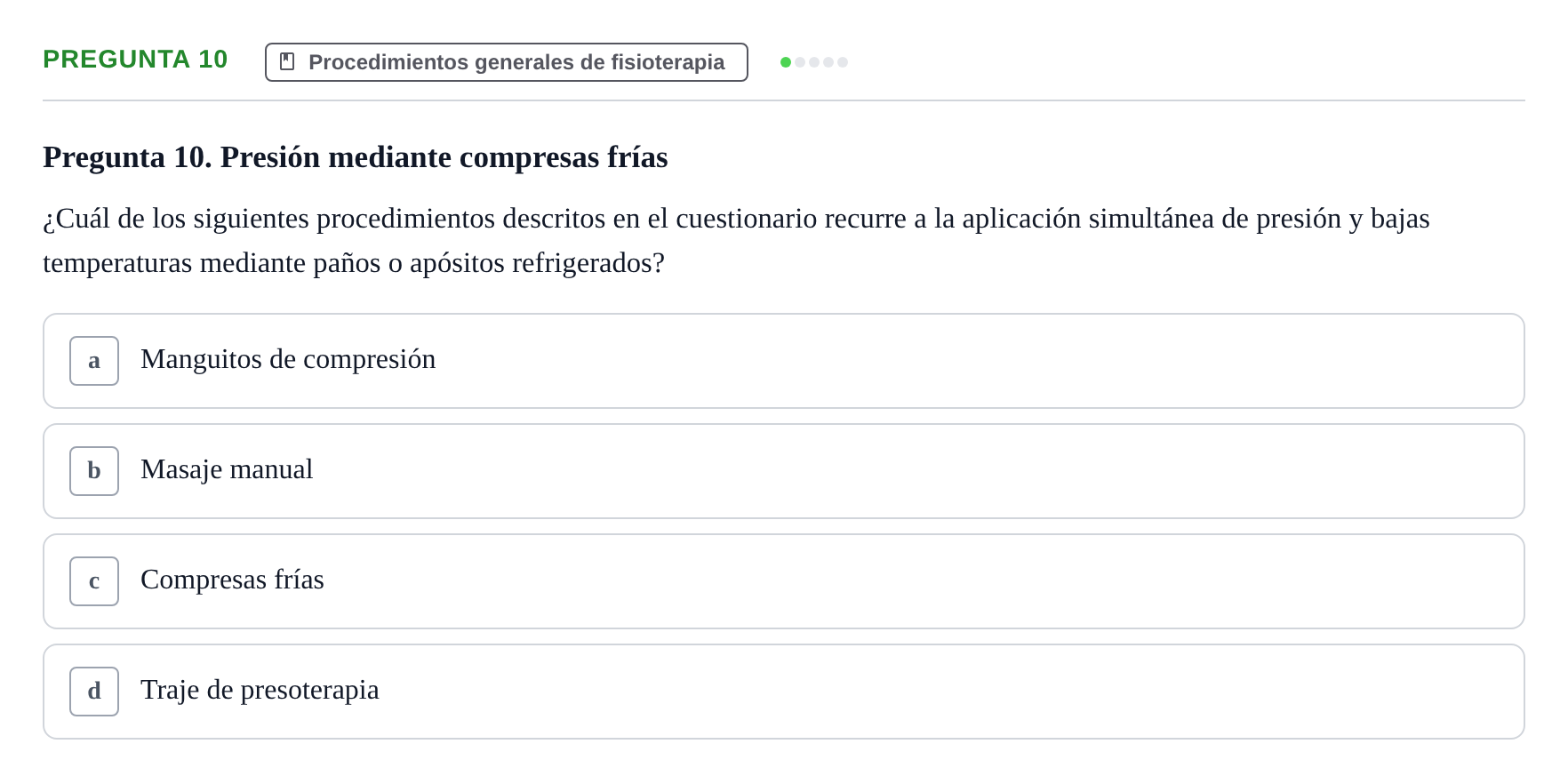 Enunciado: Pregunta 10