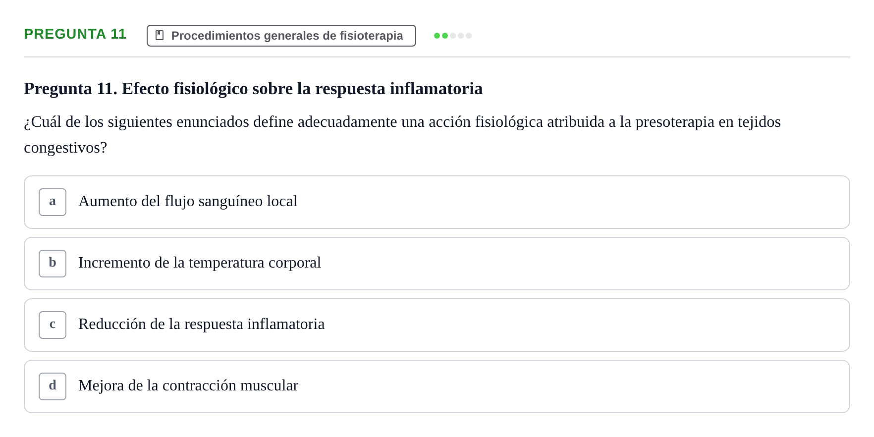 Enunciado: Pregunta 11