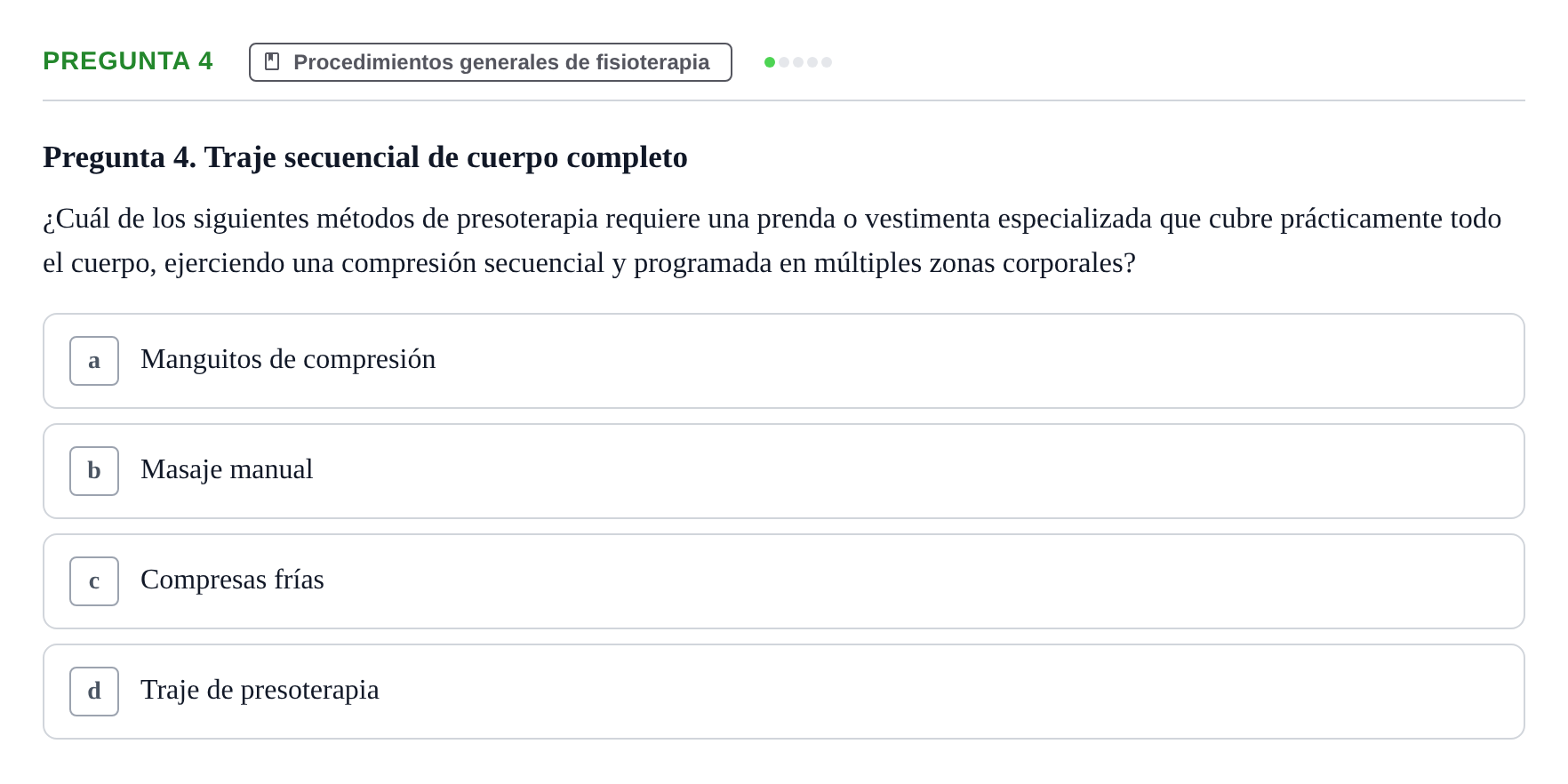 Enunciado: Pregunta 4