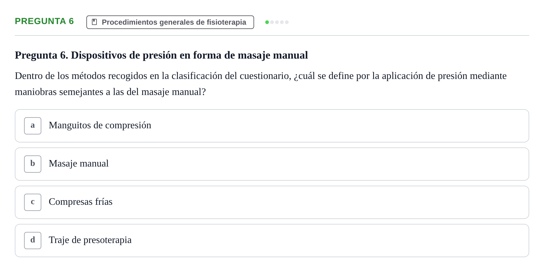 Enunciado: Pregunta 6
