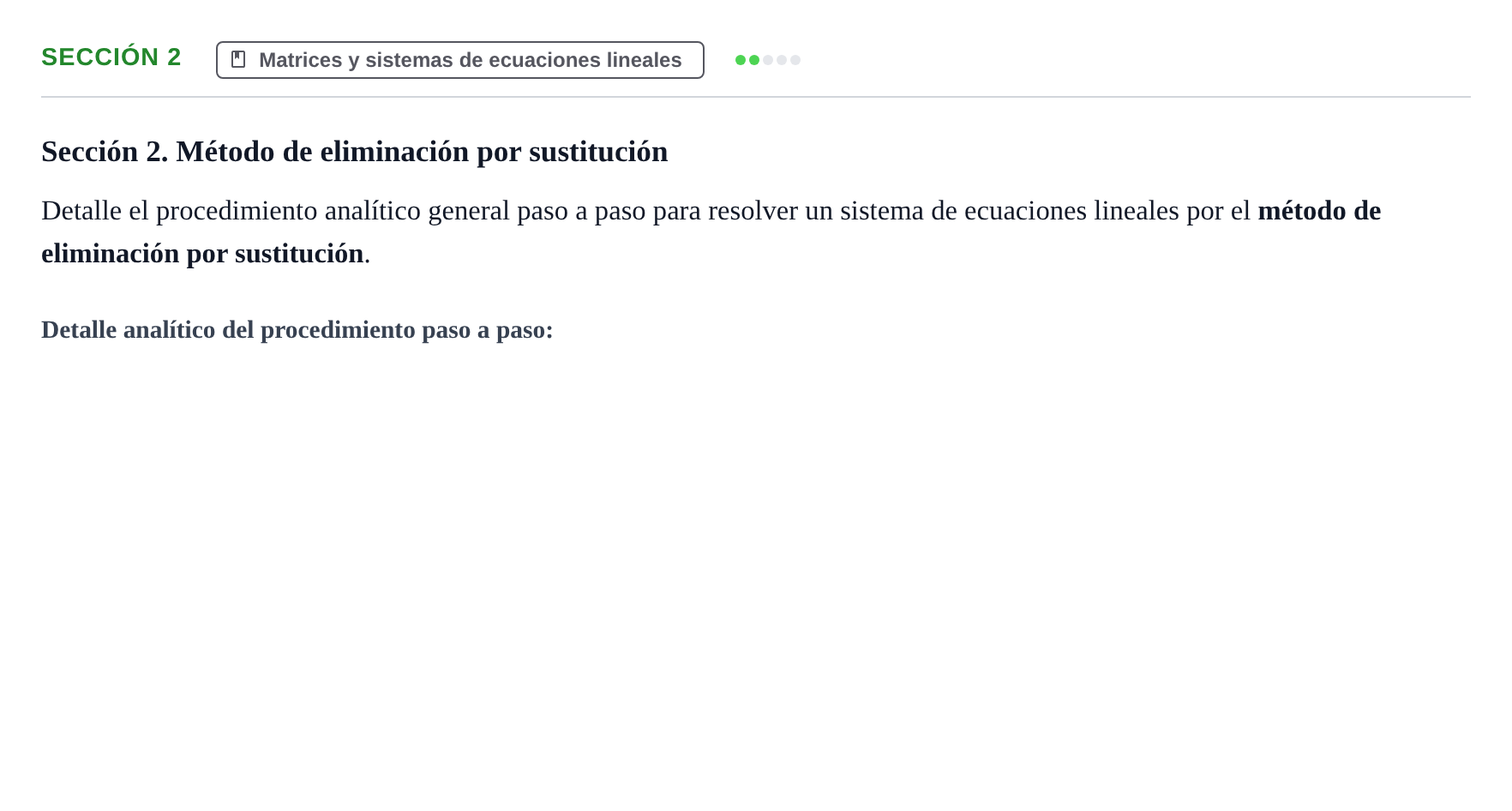 Enunciado: Sección 2