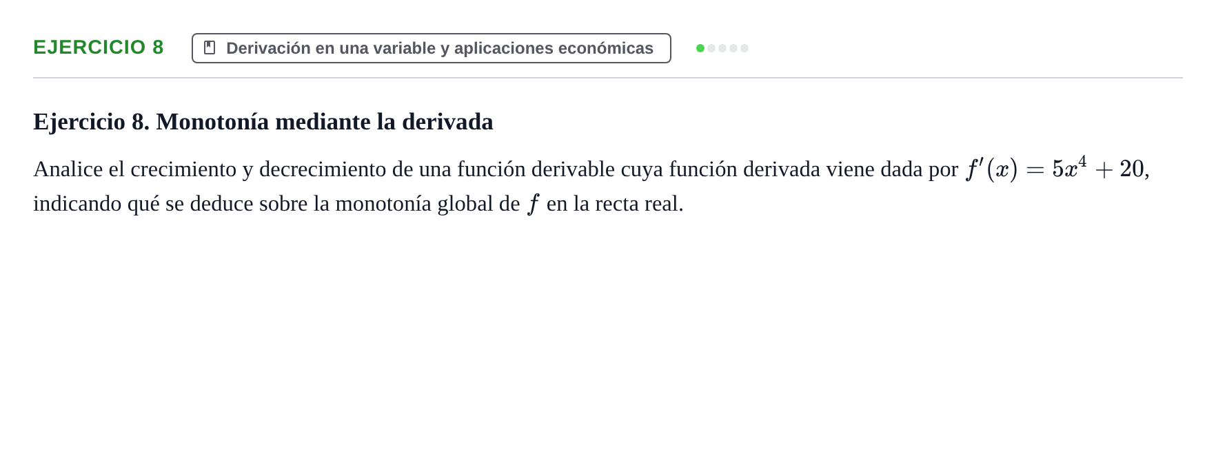 Enunciado: Ejercicio 8