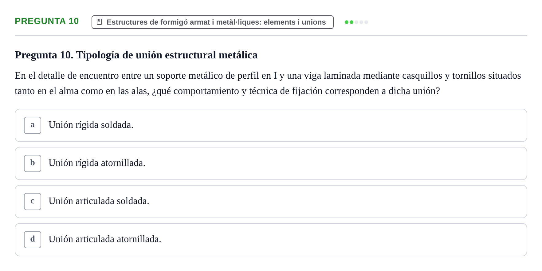 Enunciado: Pregunta 10