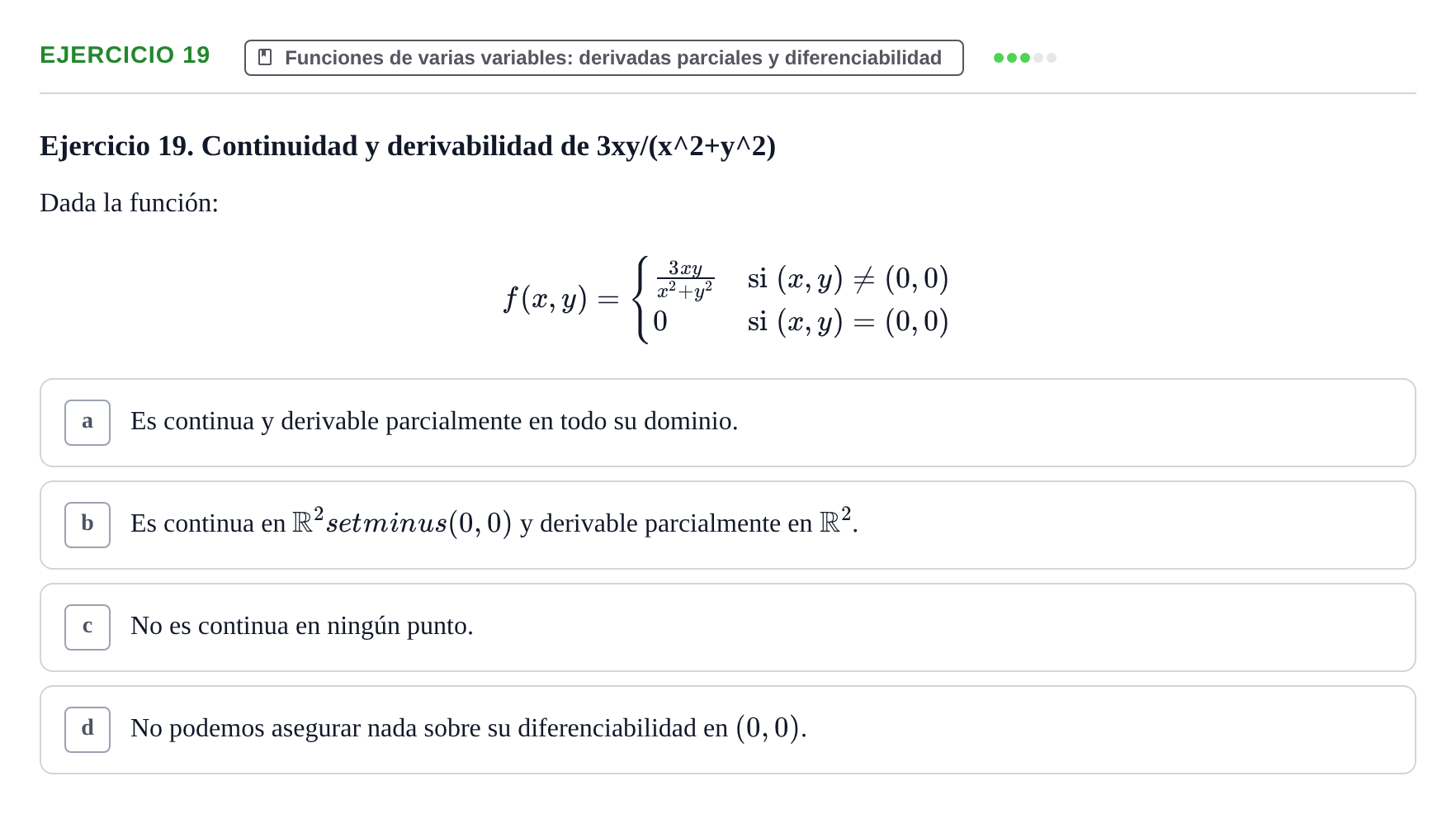 Enunciado: Ejercicio 19