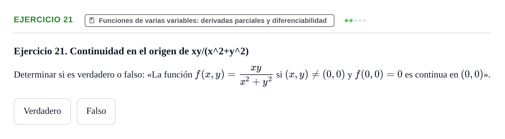 Enunciado: Ejercicio 21