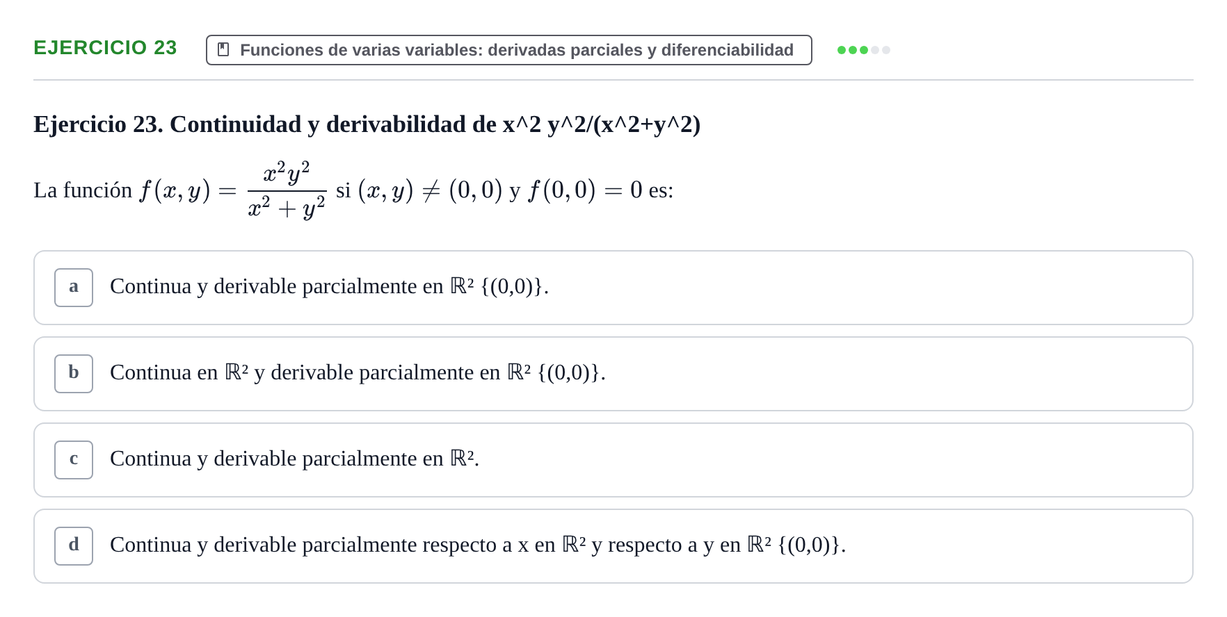 Enunciado: Ejercicio 23