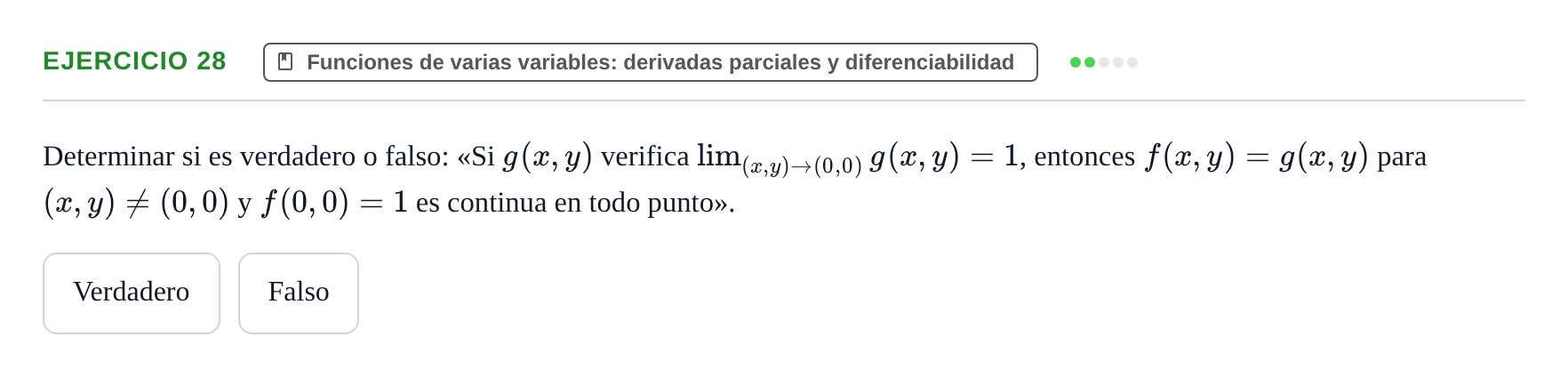 Enunciado: Ejercicio 28