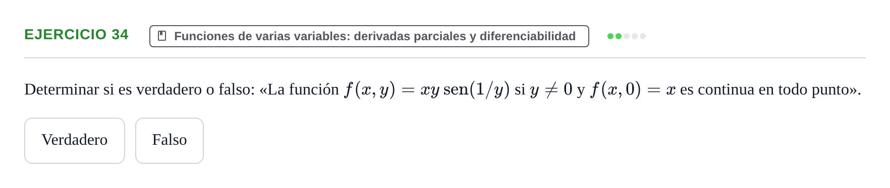 Enunciado: Ejercicio 34