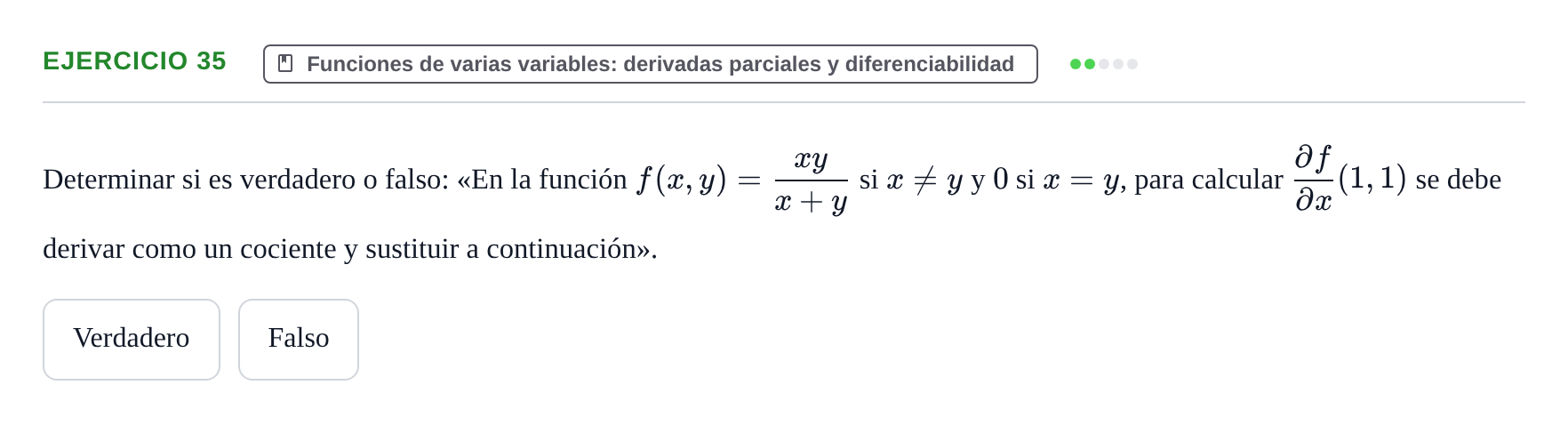 Enunciado: Ejercicio 35