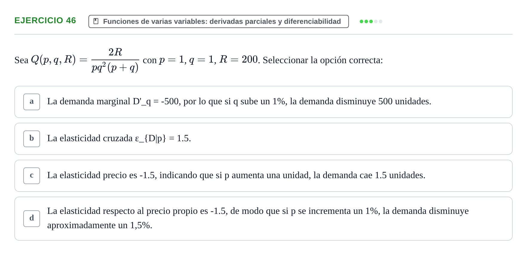 Enunciado: Ejercicio 46