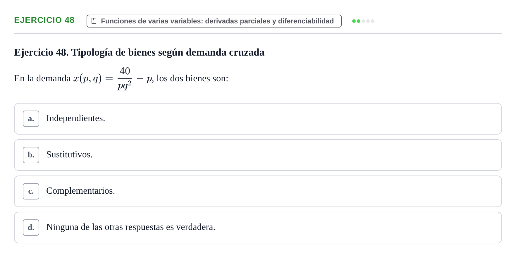 Enunciado: Ejercicio 48