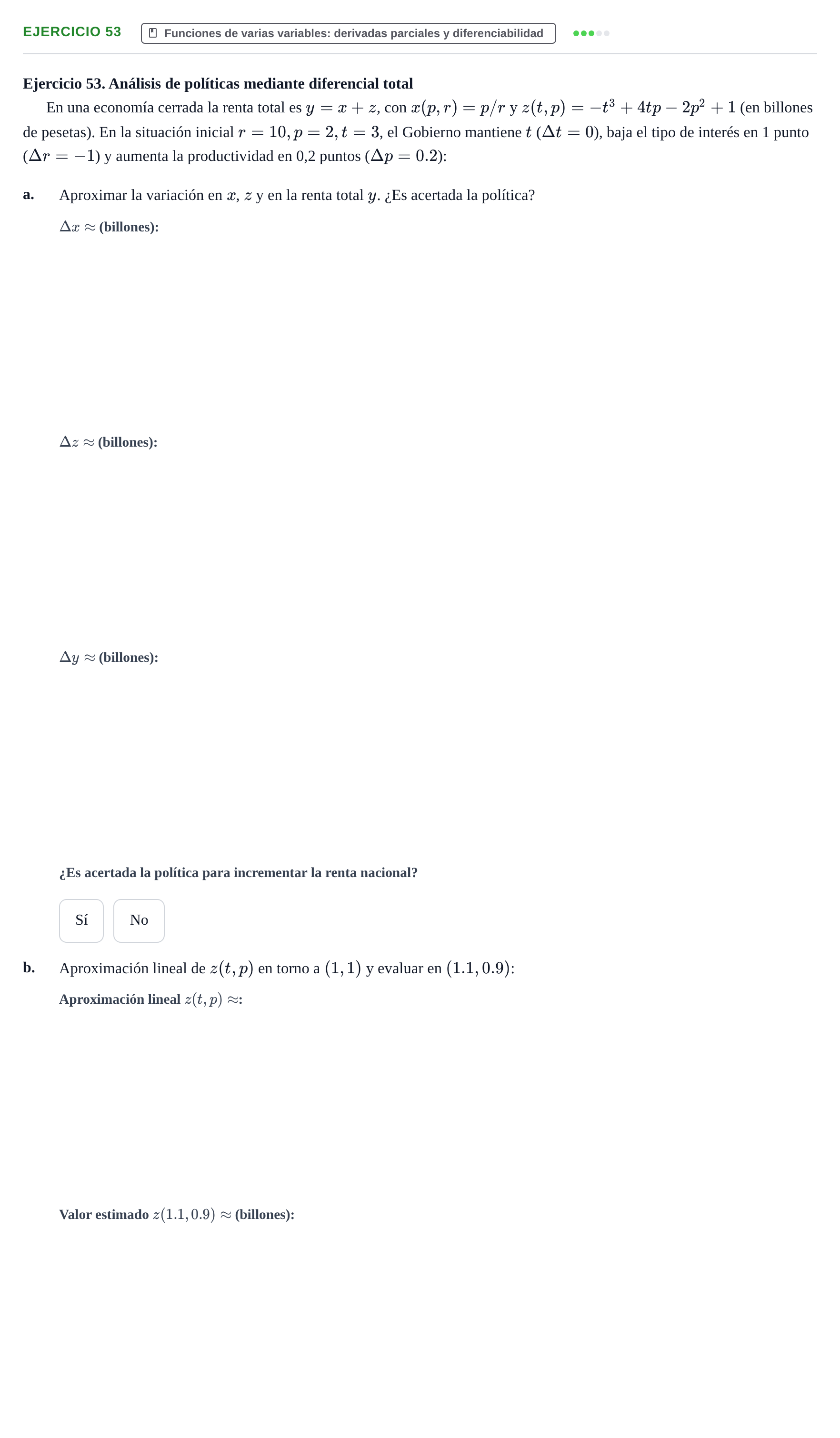 Enunciado: Ejercicio 53