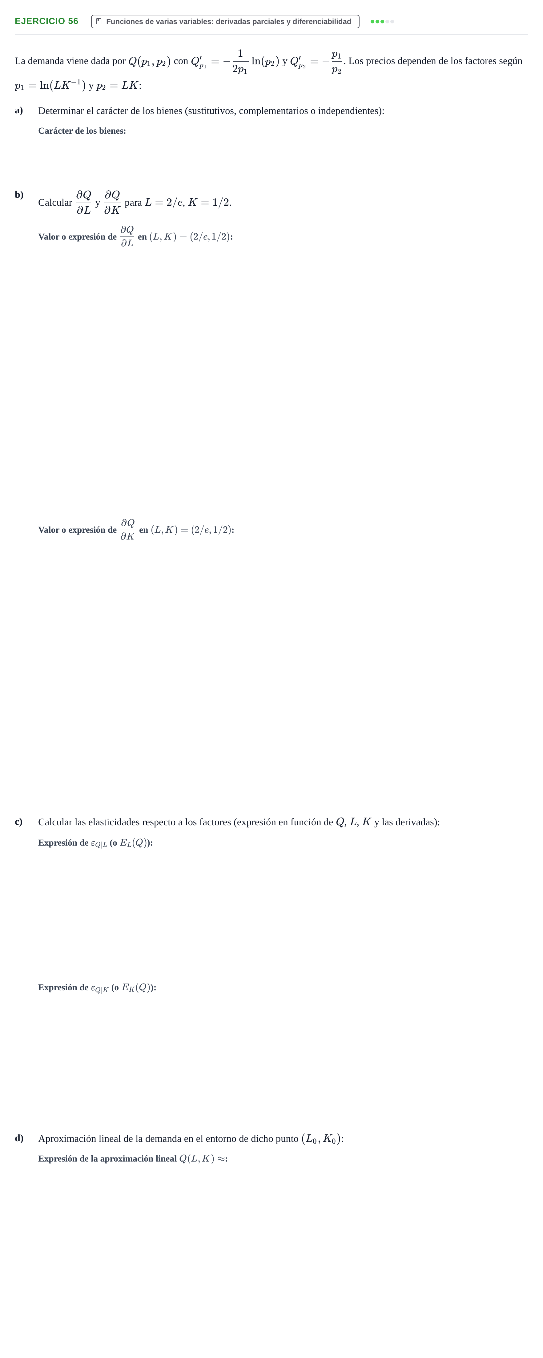 Enunciado: Ejercicio 56
