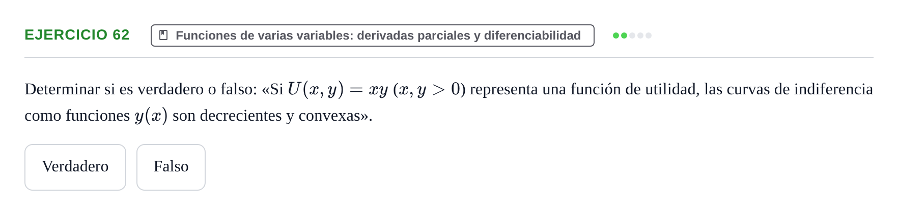 Enunciado: Ejercicio 62