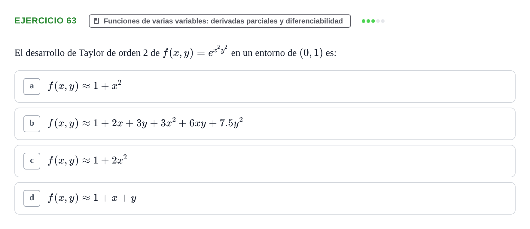 Enunciado: Ejercicio 63