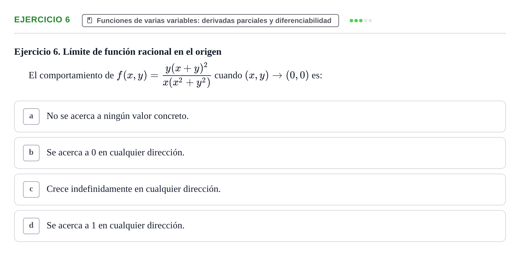 Enunciado: Ejercicio 6