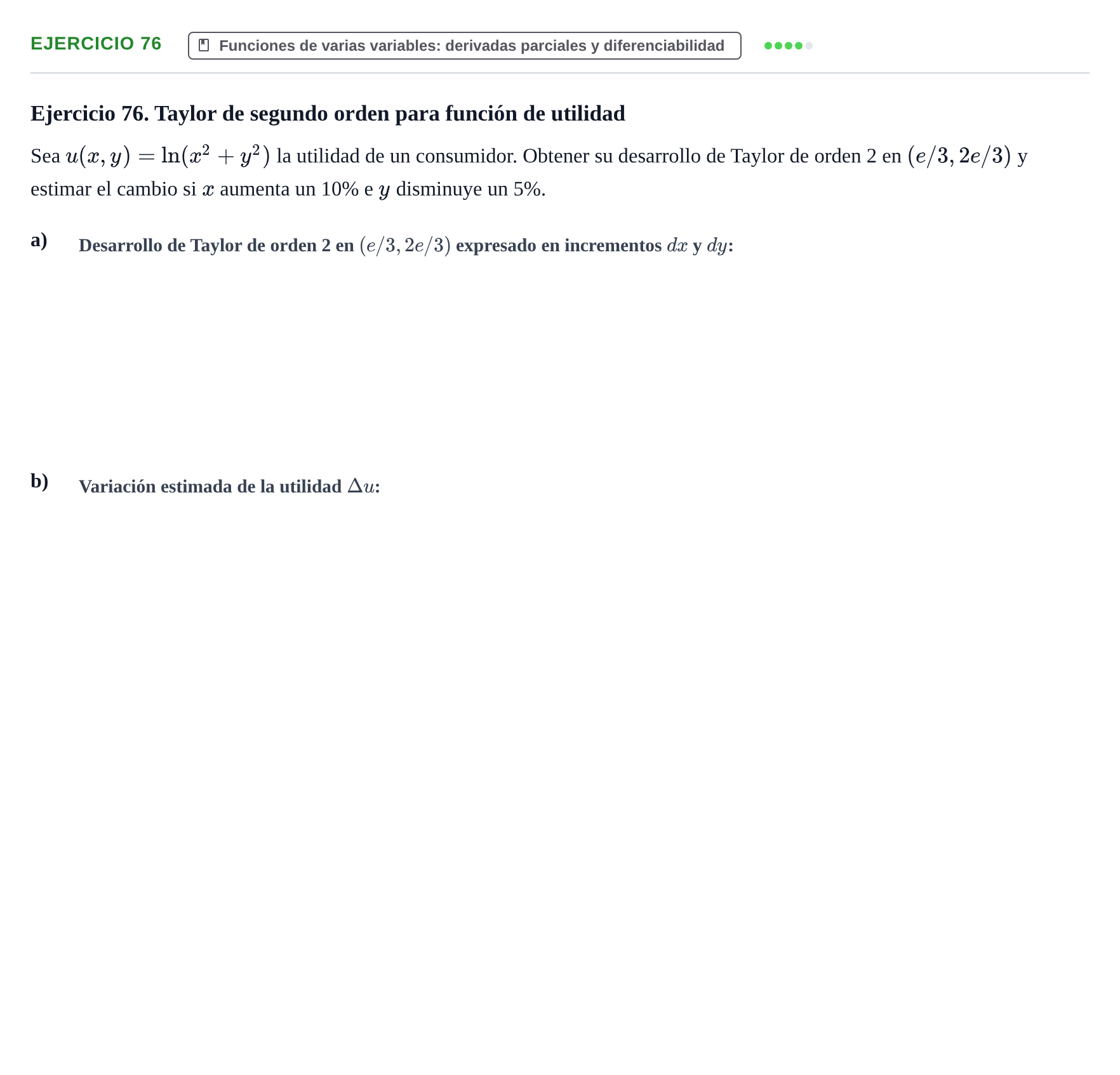 Enunciado: Ejercicio 76
