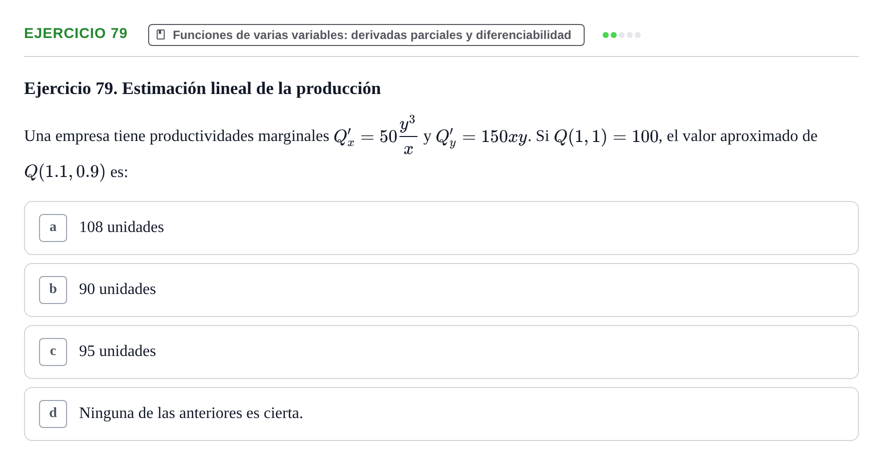Enunciado: Ejercicio 79