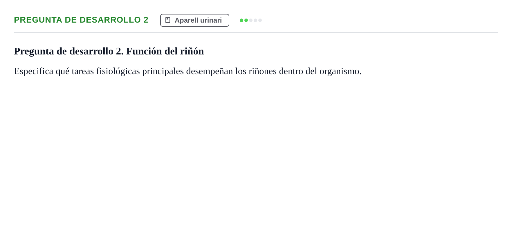 Enunciado: Pregunta de desarrollo 2