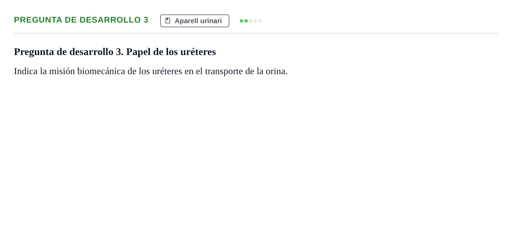 Enunciado: Pregunta de desarrollo 3