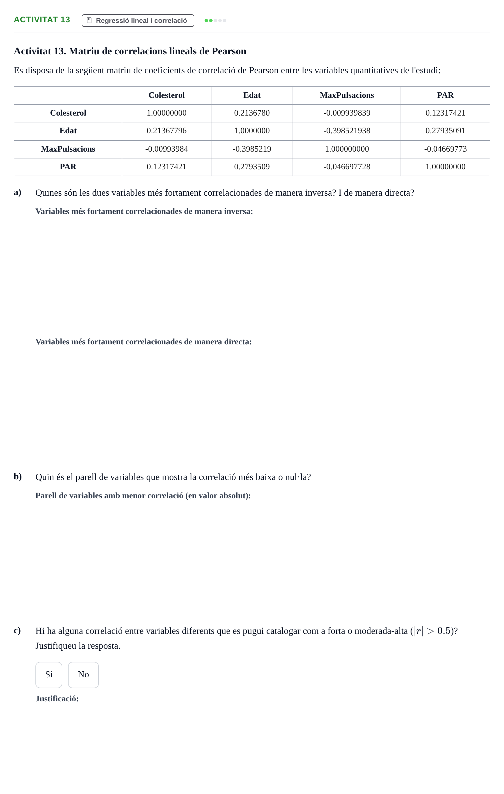 Enunciado: Activitat 13
