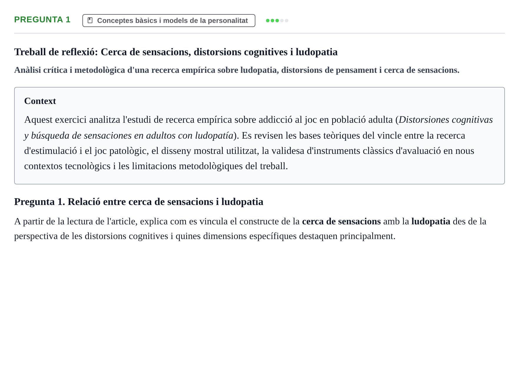 Enunciado: Pregunta 1