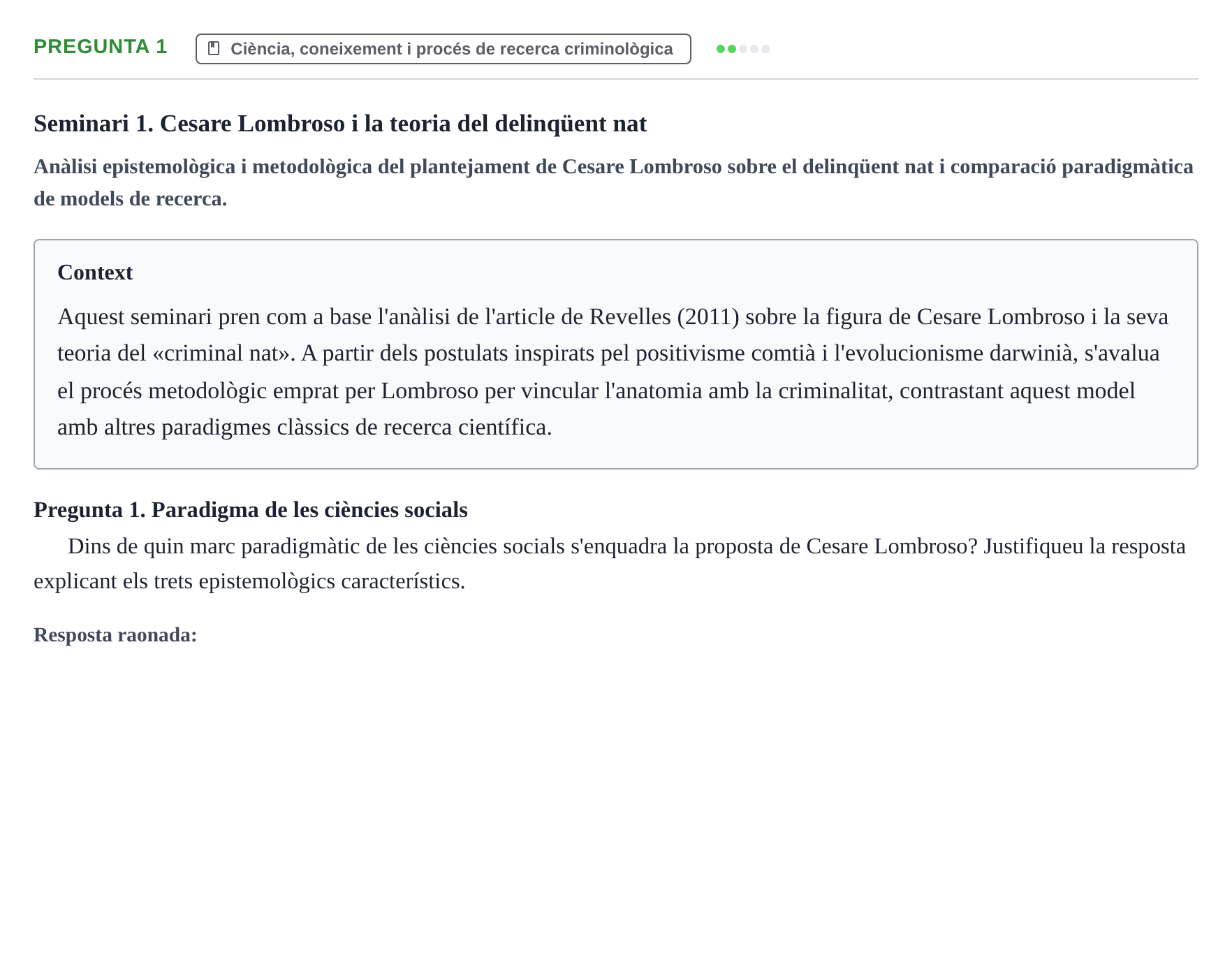 Enunciado: Pregunta 1