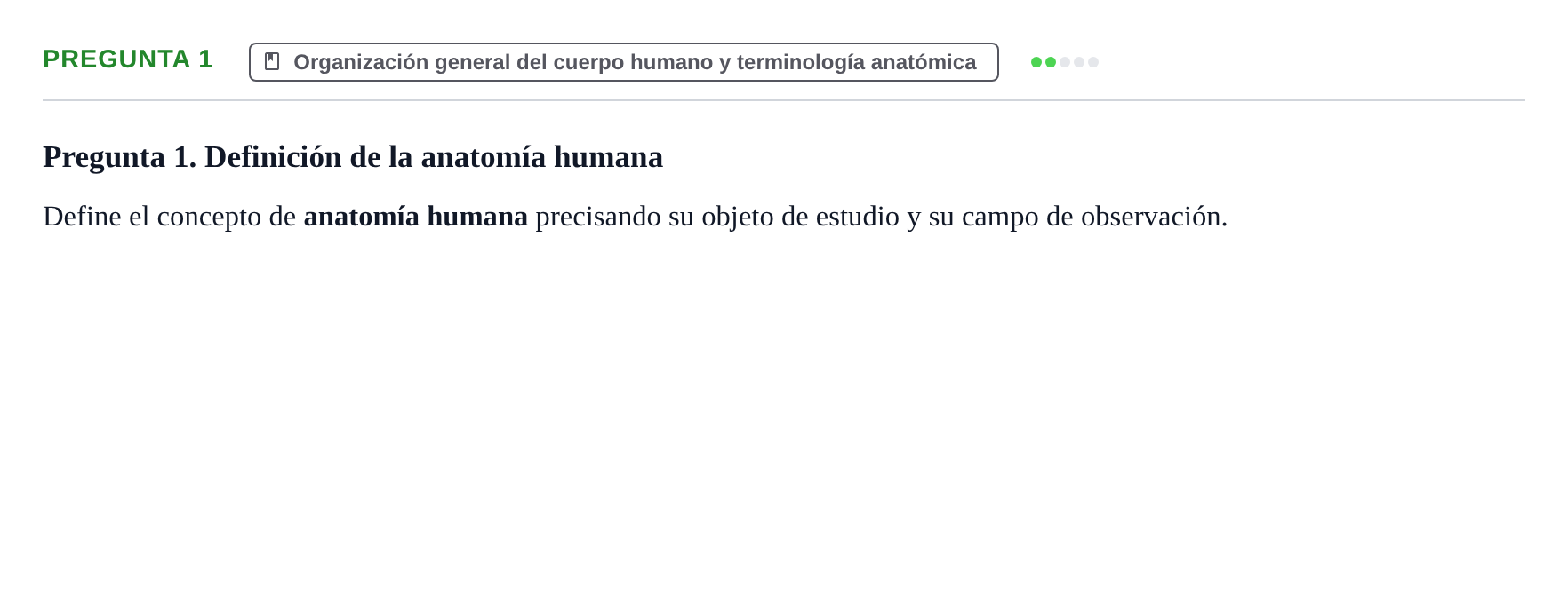 Enunciado: Pregunta 1