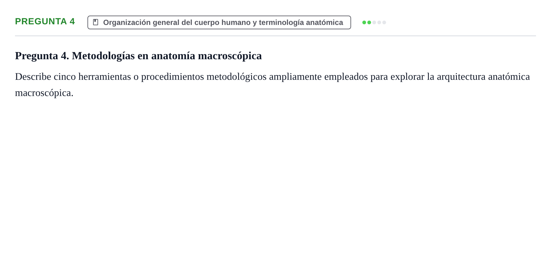 Enunciado: Pregunta 4