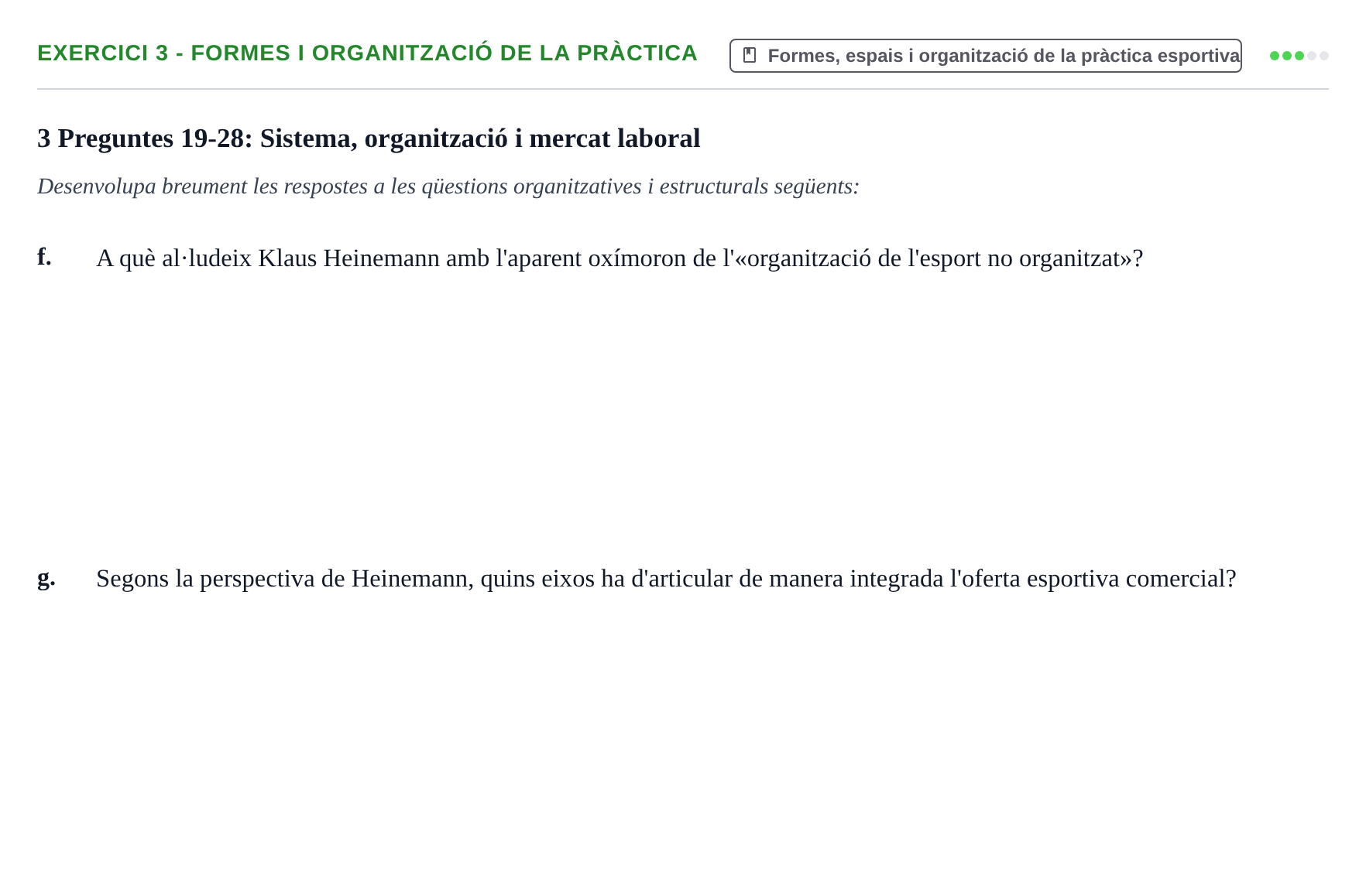Enunciado: 3 - Formes i organització de la pràctica