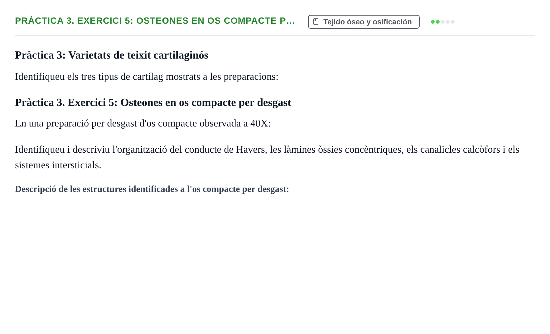 Enunciado: Pràctica 3. Exercici 5: Osteones en os compacte p…