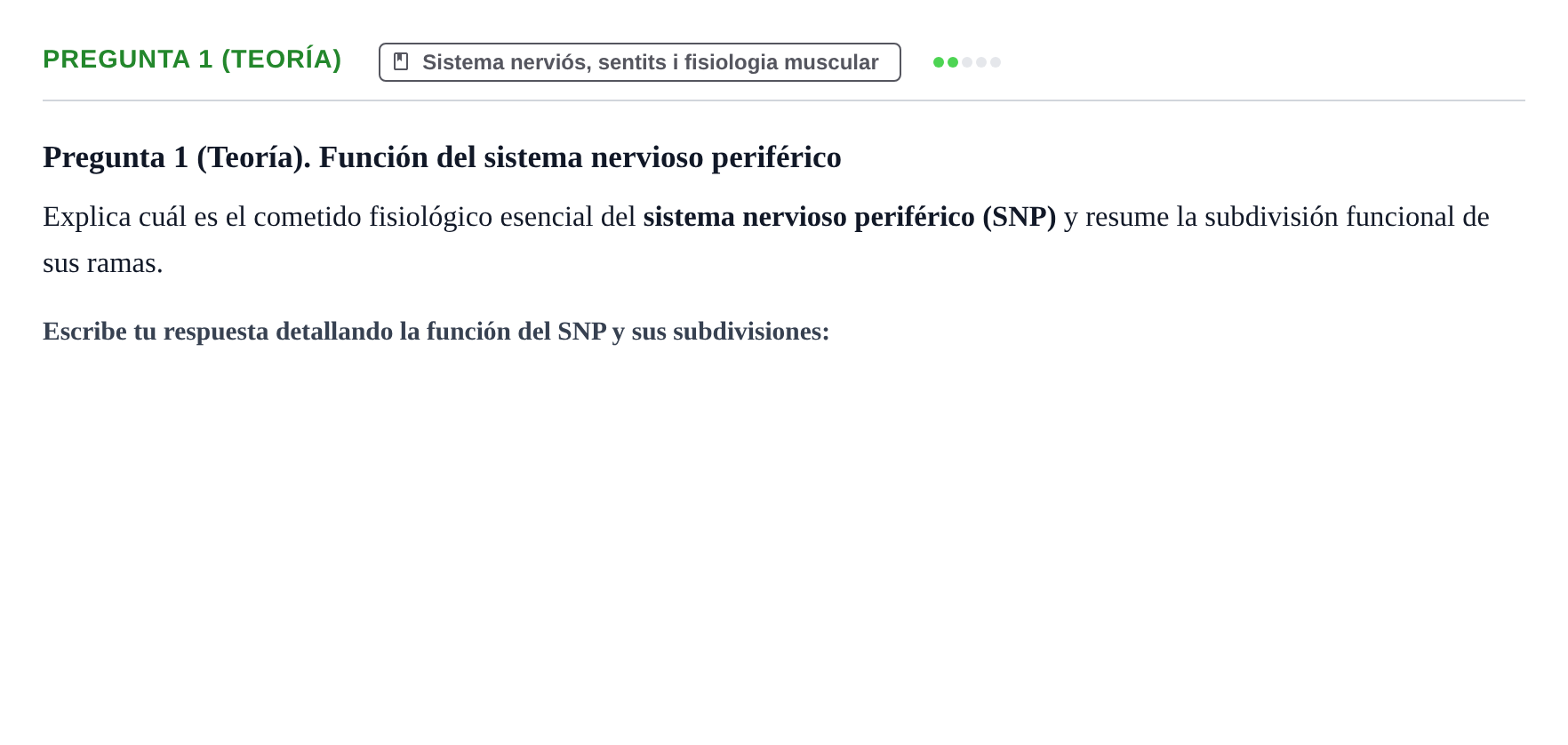 Enunciado: Pregunta 1 (Teoría)