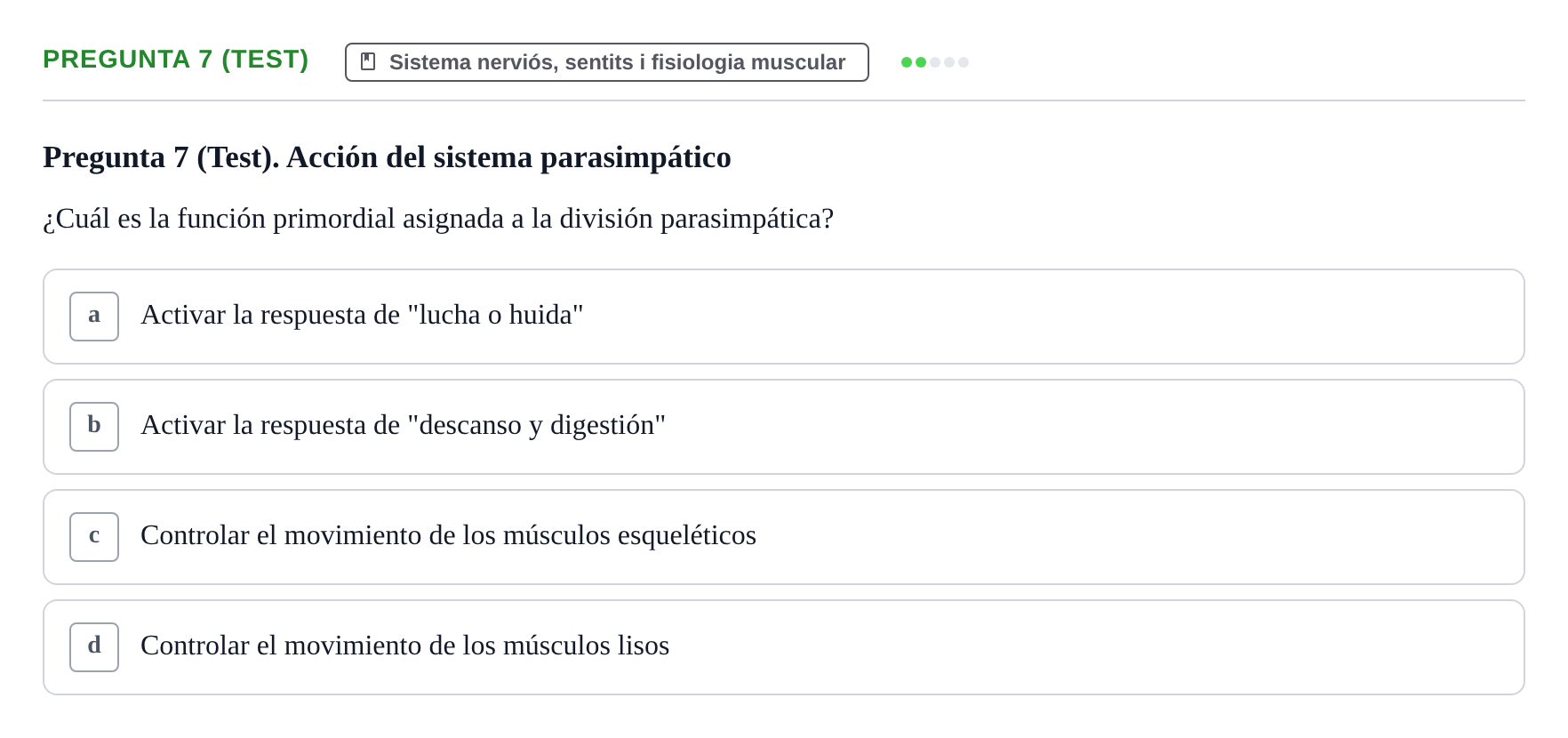 Enunciado: Pregunta 7 (Test)