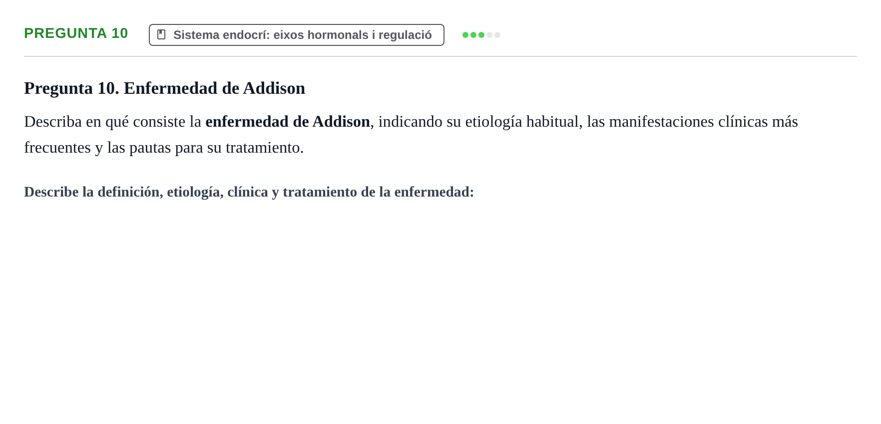 Enunciado: Pregunta 10