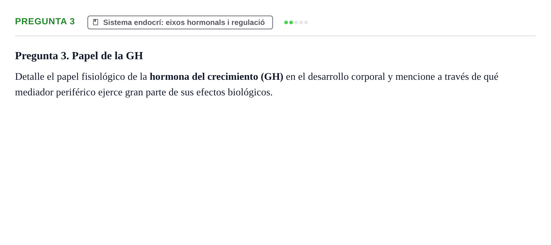 Enunciado: Pregunta 3
