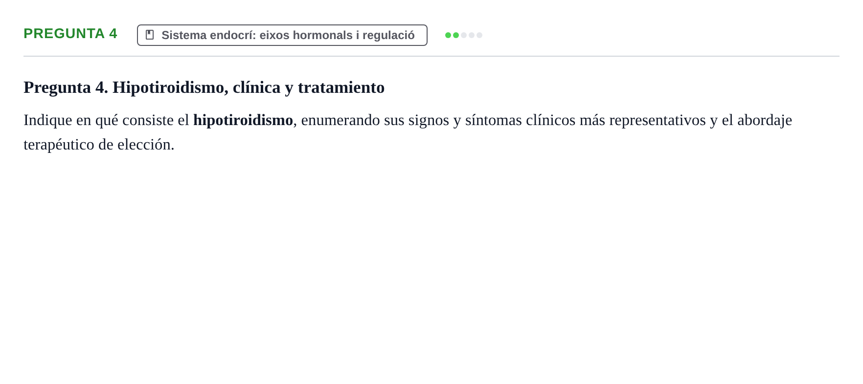 Enunciado: Pregunta 4