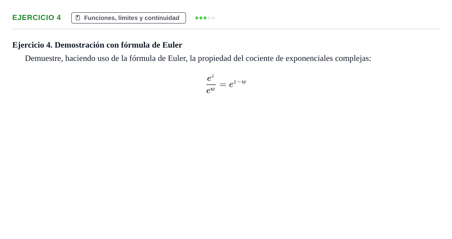 Enunciado: Ejercicio 4